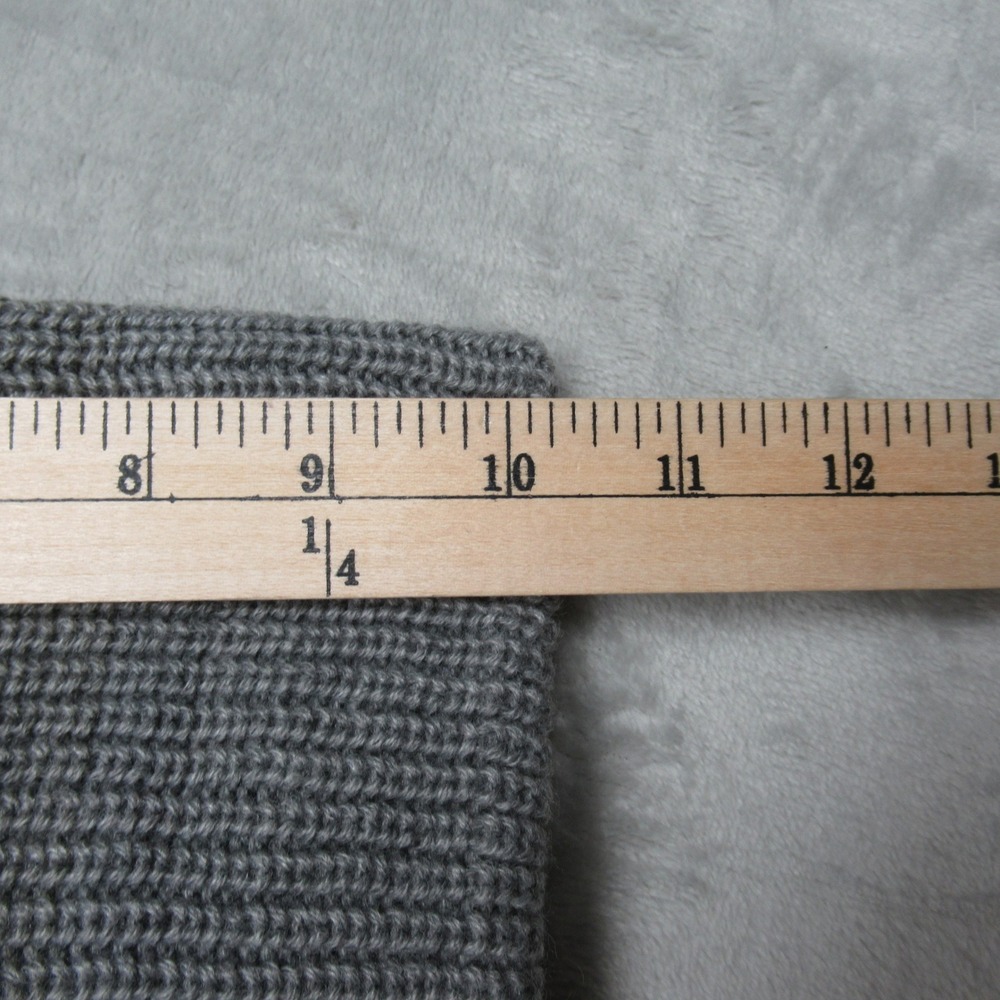 Roxy Freja Beanie Womens One Size Grey Ribbed Knit Water Repellent Hat $30 NEW - Picture 13 of 14